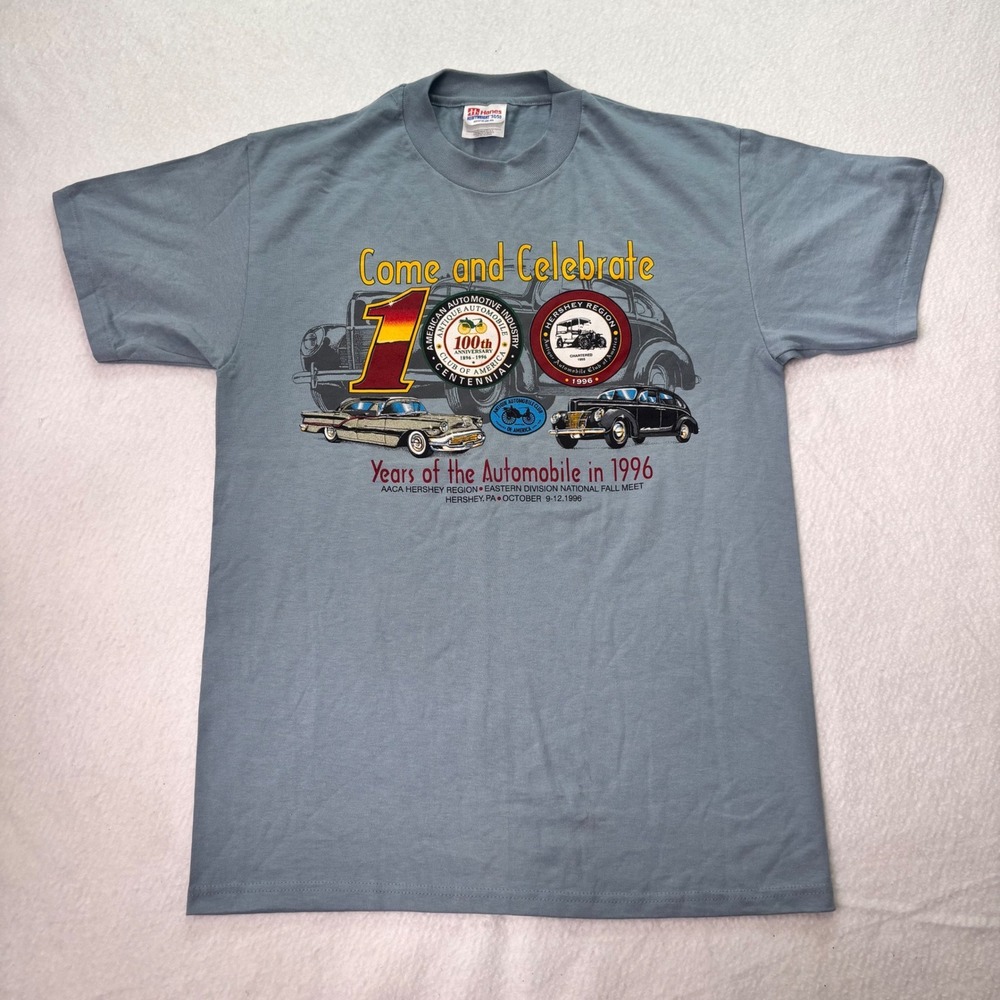 Vintage 1996 AACA Hershey Car Show T-Shirt Men's Medium Made in USA